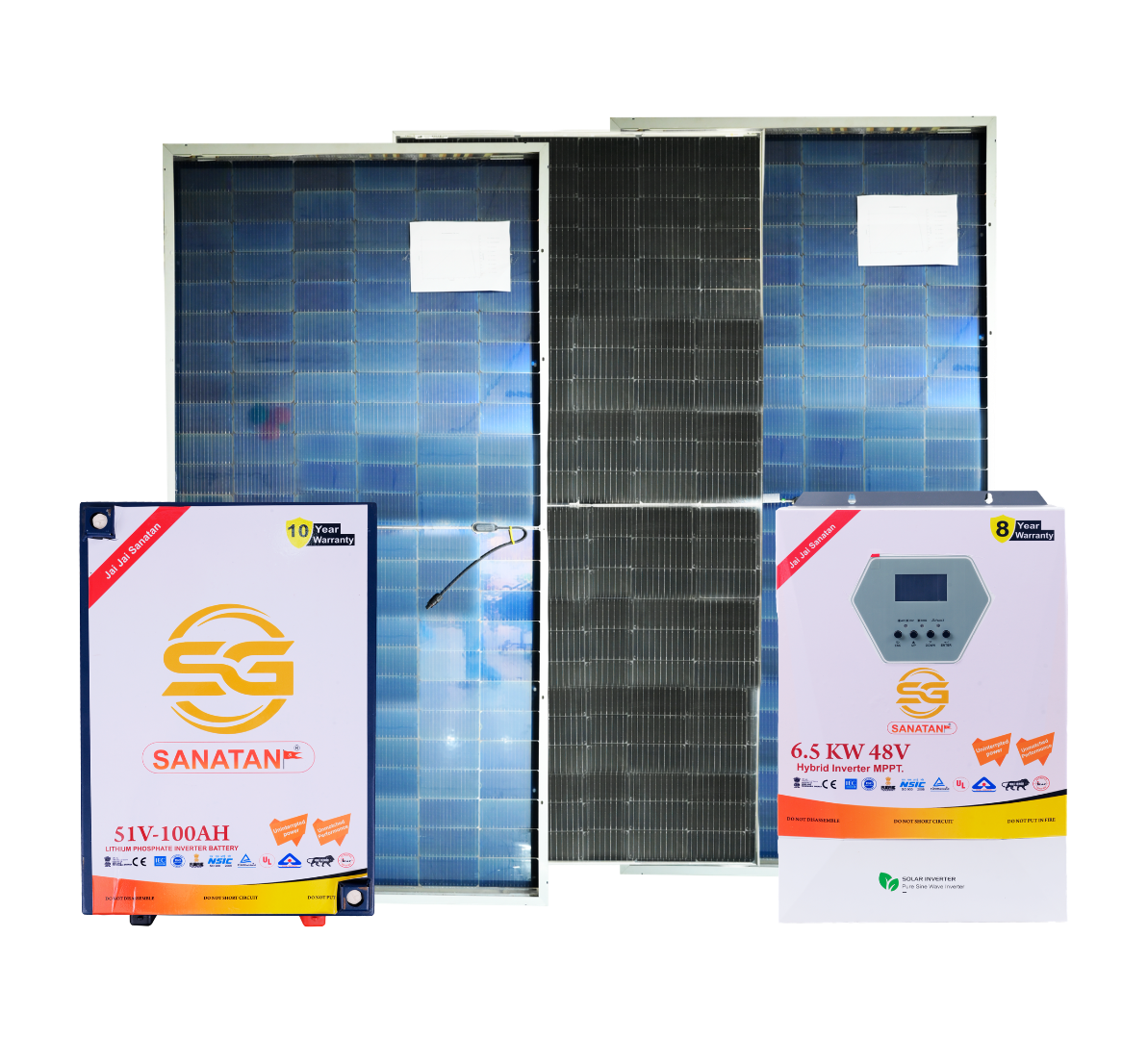 SANATAN Off-Grid Solar System with Battery
