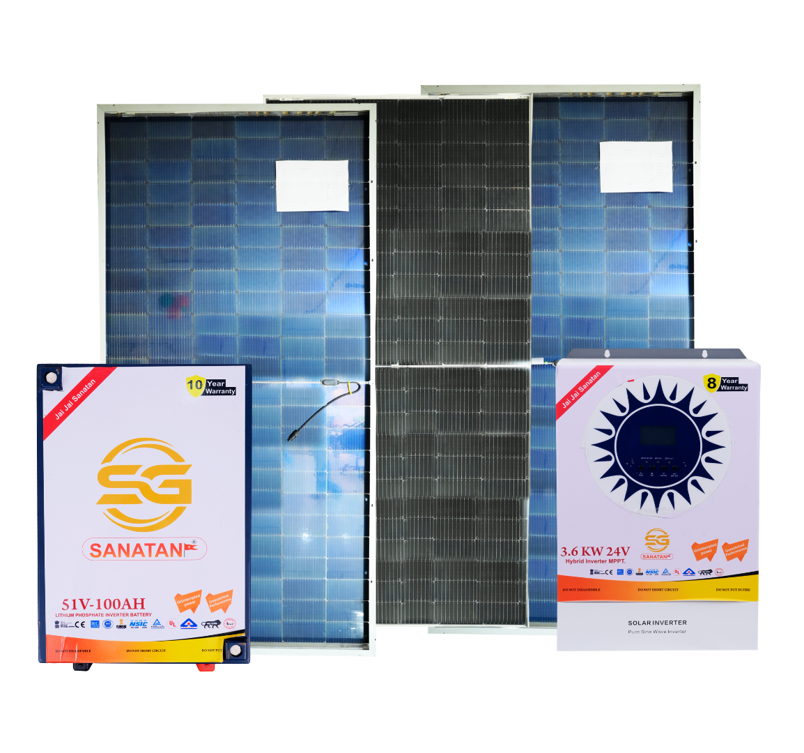 SANATAN Off-Grid Solar System with Battery