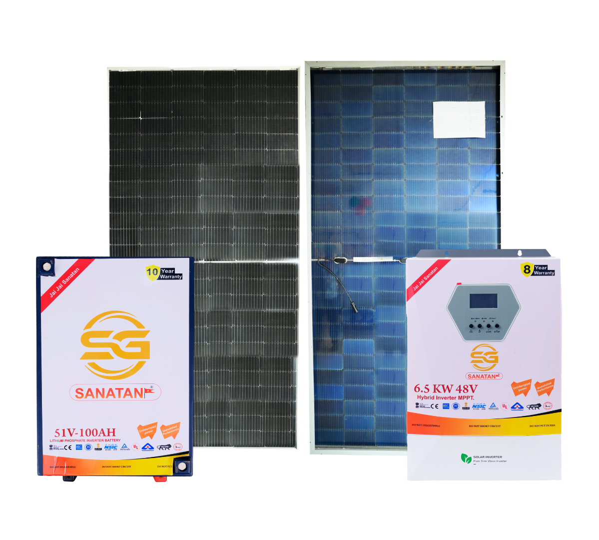 SANATAN Off-Grid Solar System with Battery