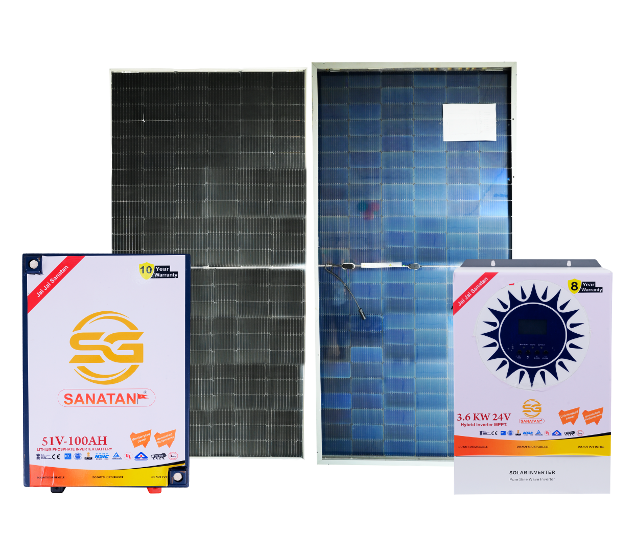 SANATAN Off-Grid Solar System with Battery