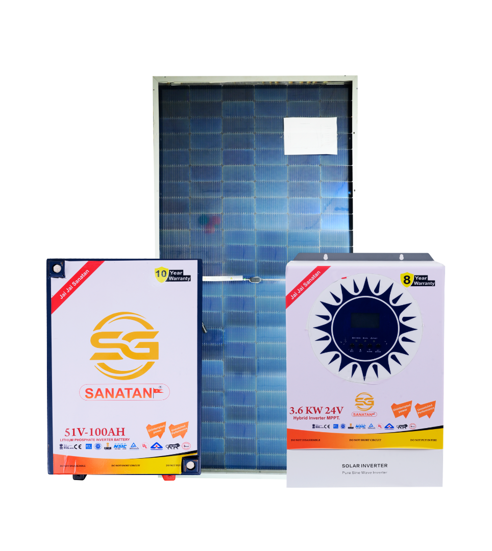 SANATAN Off-Grid Solar System with Battery