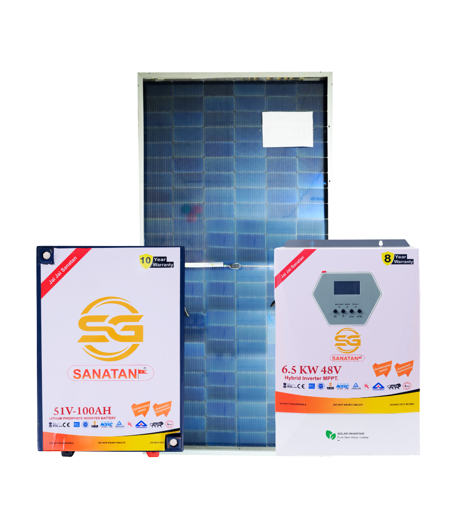 SANATAN Off-Grid Solar System with Battery